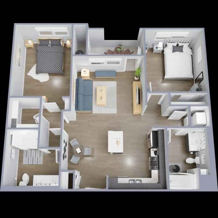 2 Bedroom Apartment - Image 40