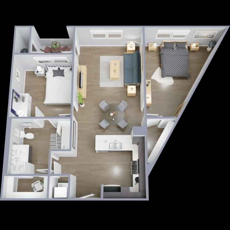 2 Bedroom Apartment - Image 43