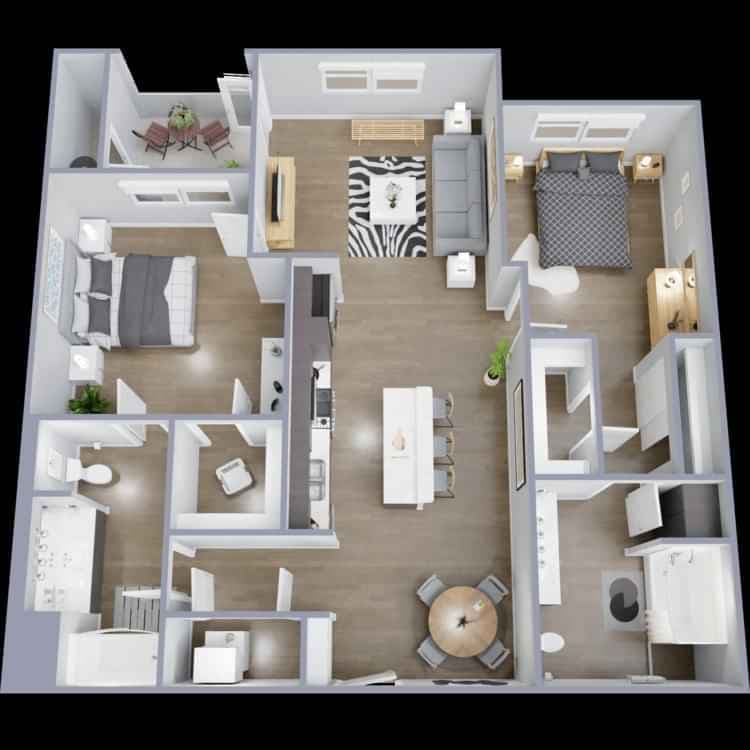 2 Bedroom Apartment - Image 41