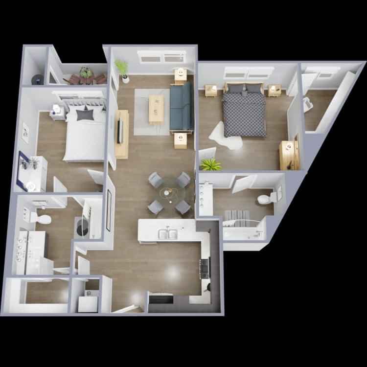 2 Bedroom Apartment - Image 42