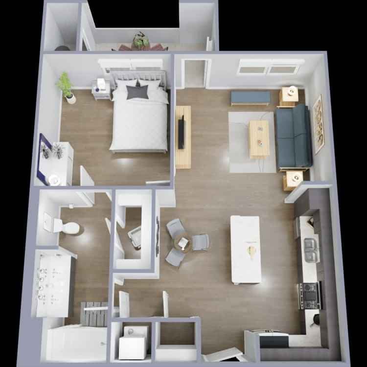 1 Bedroom Apartment - Image 45