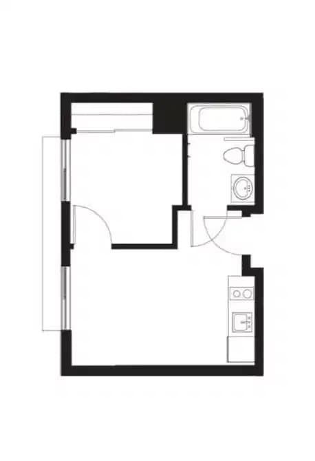 1 Bed 1 Bath - Image 1