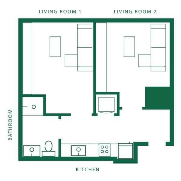2 Bedroom - 1 Bathroom - Image 1