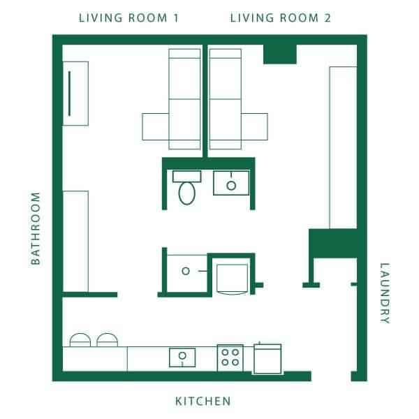 2 Bedroom - 1 Bathroom - Image 3