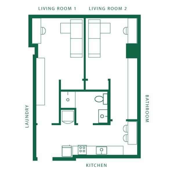 2 Bedroom - 1 Bathroom - Image 4