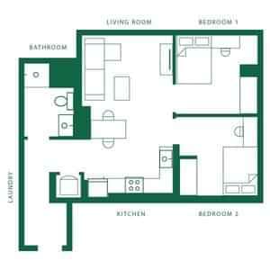 2 Bedroom - 1 Bathroom - Image 6