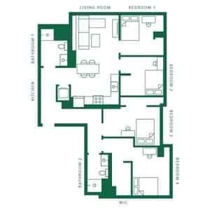 4 Bedroom -  2 Bathroom  - Image 5