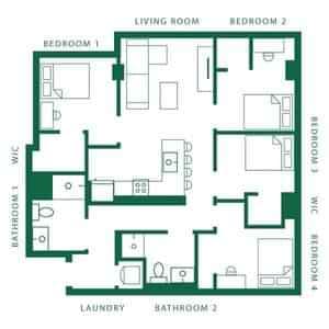 4 Bedroom -  2 Bathroom  - Image 3