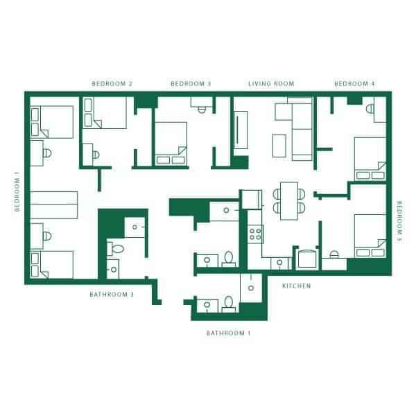 5 Bedroom 3 Bathroom - Image 1