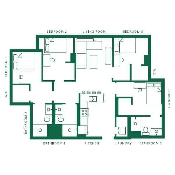 4 Bedroom 3 Bathroom