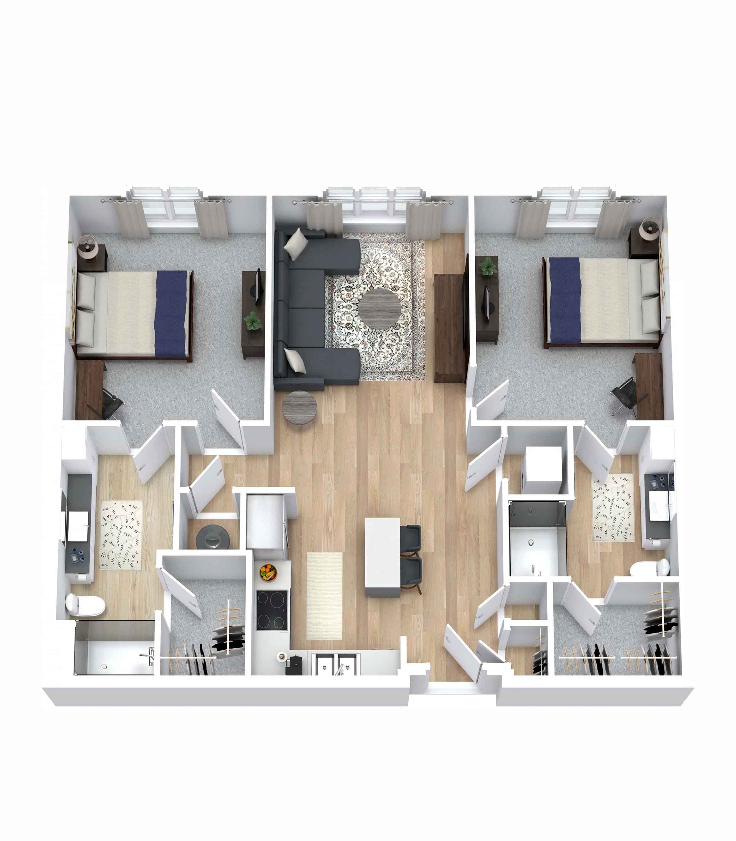 2 Bedroom 2 Bathroom  - Image 2