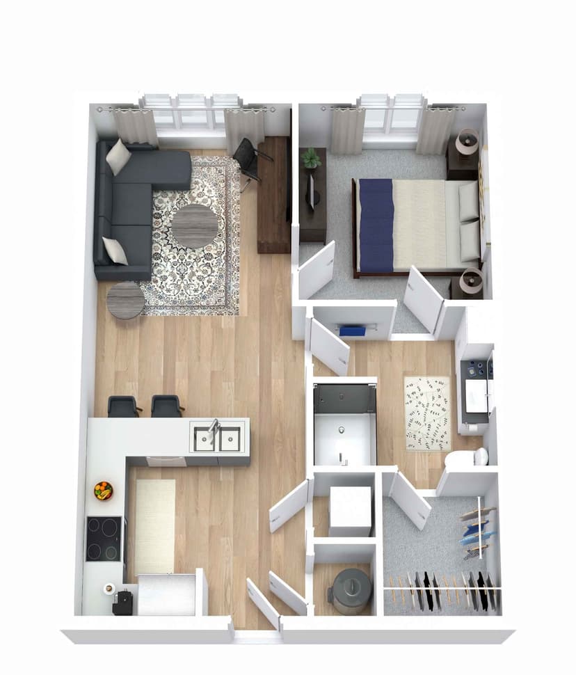 1 Bedroom 1 Bathroom