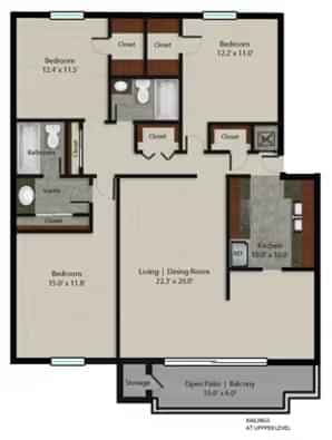 3 Bed 2 Bath
