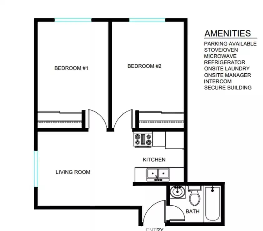 Private Room Shared Bath (2 Bed 1 Bath) - Image 8