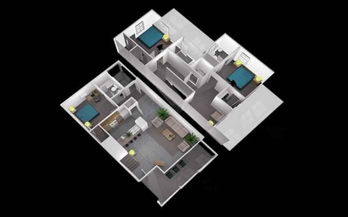 Private Room - Duplex (3 Bed - 3 Bath) - Image 6