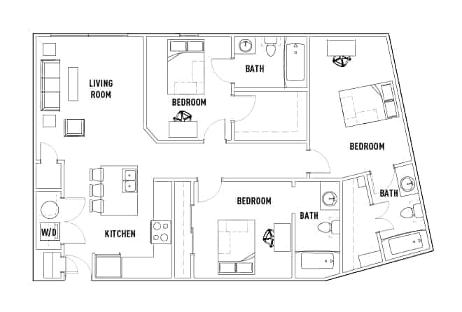 3 Bedroom 3 Bathroom - Image 3