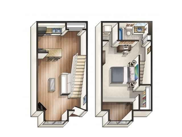 1 Bed 1 Bath - Image 2