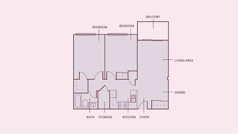2 Bed 1 Bath - Image 2