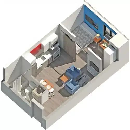 1 Bed 1 Bath - Image 6