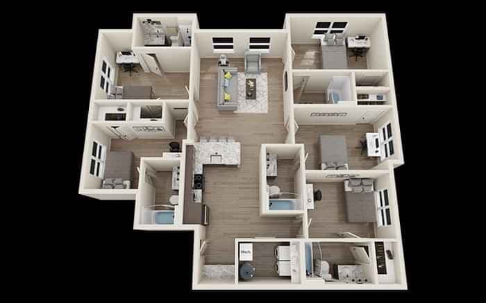 Private Room - E2 (5 Bed - 5 Bath) - Image 13