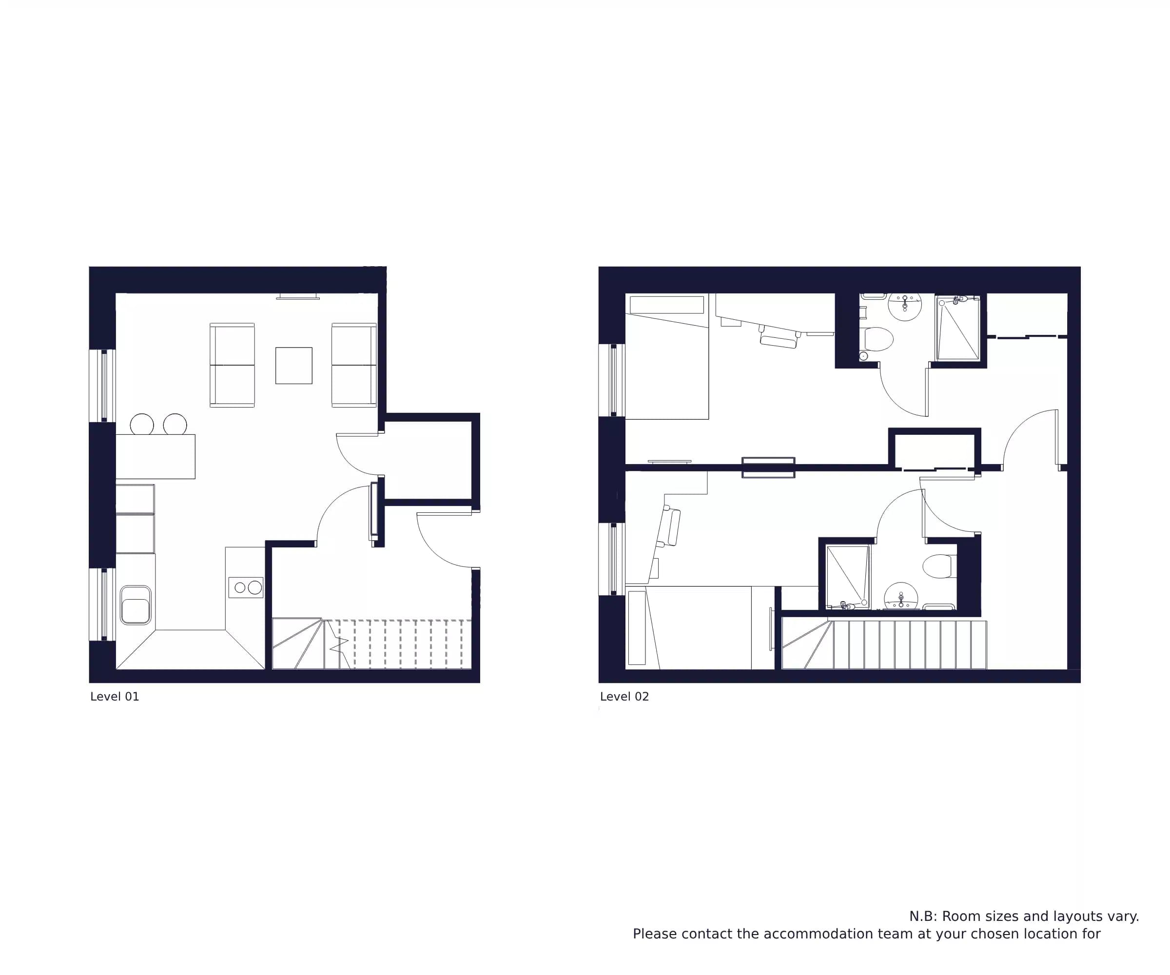 2 Bed Duplex Apartment