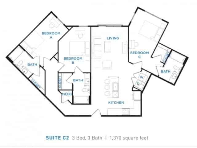 C2 (3 Bed 3 Bath) - Image 8