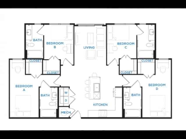D2 (4 Bed 4 Bath) - Image 8