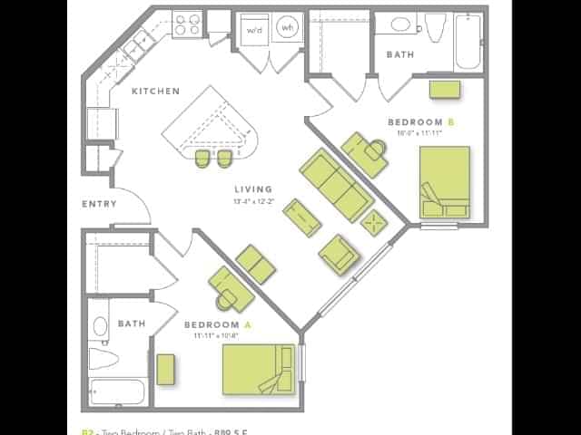 Private Room - Private Bath (2 Bed - 2 Bath) - Image 3