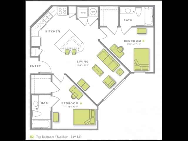 Private Room - Private Bath (2 Bed - 2 Bath) - Image 2