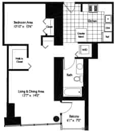1 Bed 1 Bath - Image 18