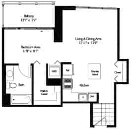 1 Bed 1 Bath - Image 12