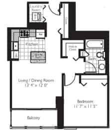 1 Bed 1 Bath - Image 4