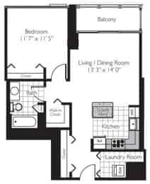 1 Bed 1 Bath - Image 2