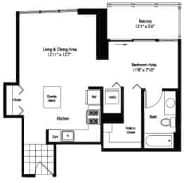 1 Bed 1 Bath - Image 11