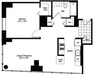 1 Bed 1 Bath - Image 16
