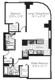 2 Bed 2 Bath - Image 8