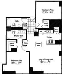 2 Bed 2 Bath - Image 7