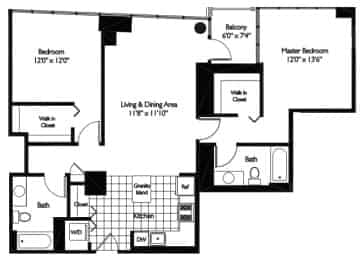2 Bed 2 Bath - Image 6