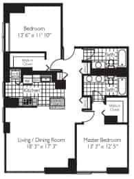 2 Bed 2 Bath - Image 3