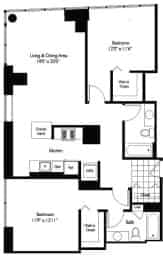 2 Bed 2 Bath - Image 4