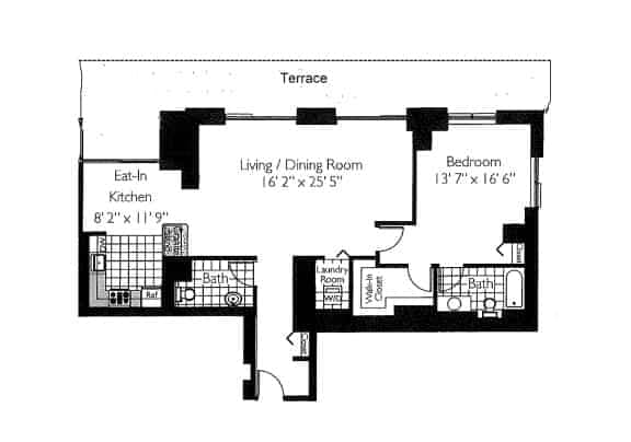1 Bed 1.5 Bath - Image 4