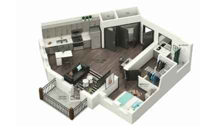 1 Bedroom 1 Bathroom - Image 7