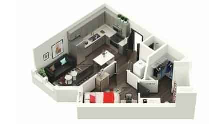 1 Bedroom 1 Bathroom - Image 5