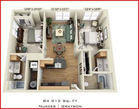 2 Bedroom 2 Bathroom - Image 3