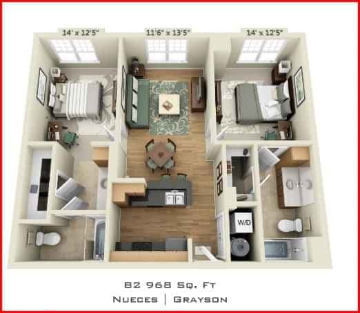 2 Bedroom 2 Bathroom - Image 1