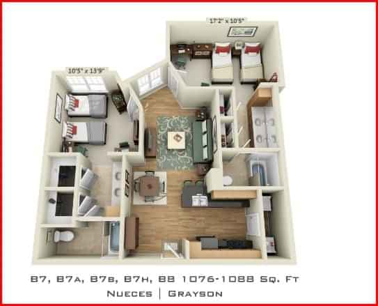 2 Bedroom 2 Bathroom - Image 4