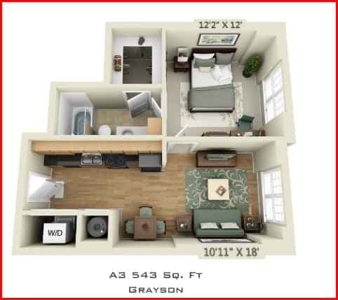 1 Bedroom 1 Bathroom  - Image 1