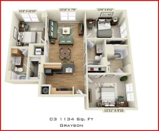 3 Bedroom 3 Bathroom  - Image 4