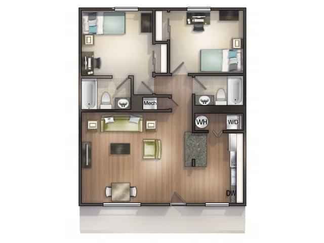 2 Bedroom 2 Bathroom - Image 4