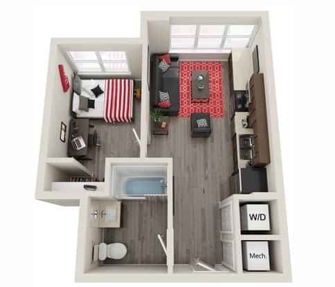 1 Bed 1 Bath - Image 37